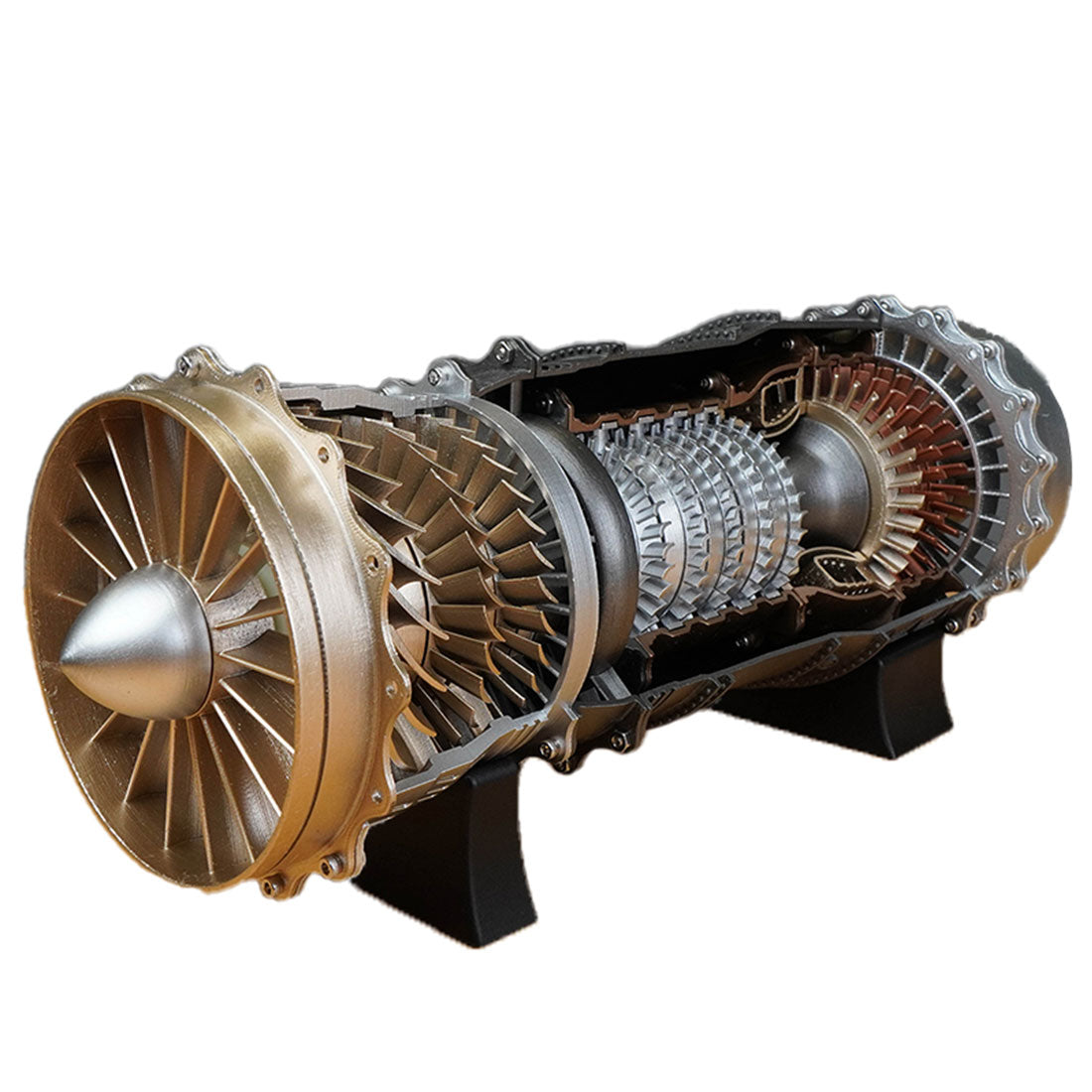 SKYMECH 1/20 Turbowaaier-enjinmodelstel - Bou jou eie turbowaaier-enjin wat werk - WS-15 DIY Turbowaaier-skrikmotor 150+ stukke