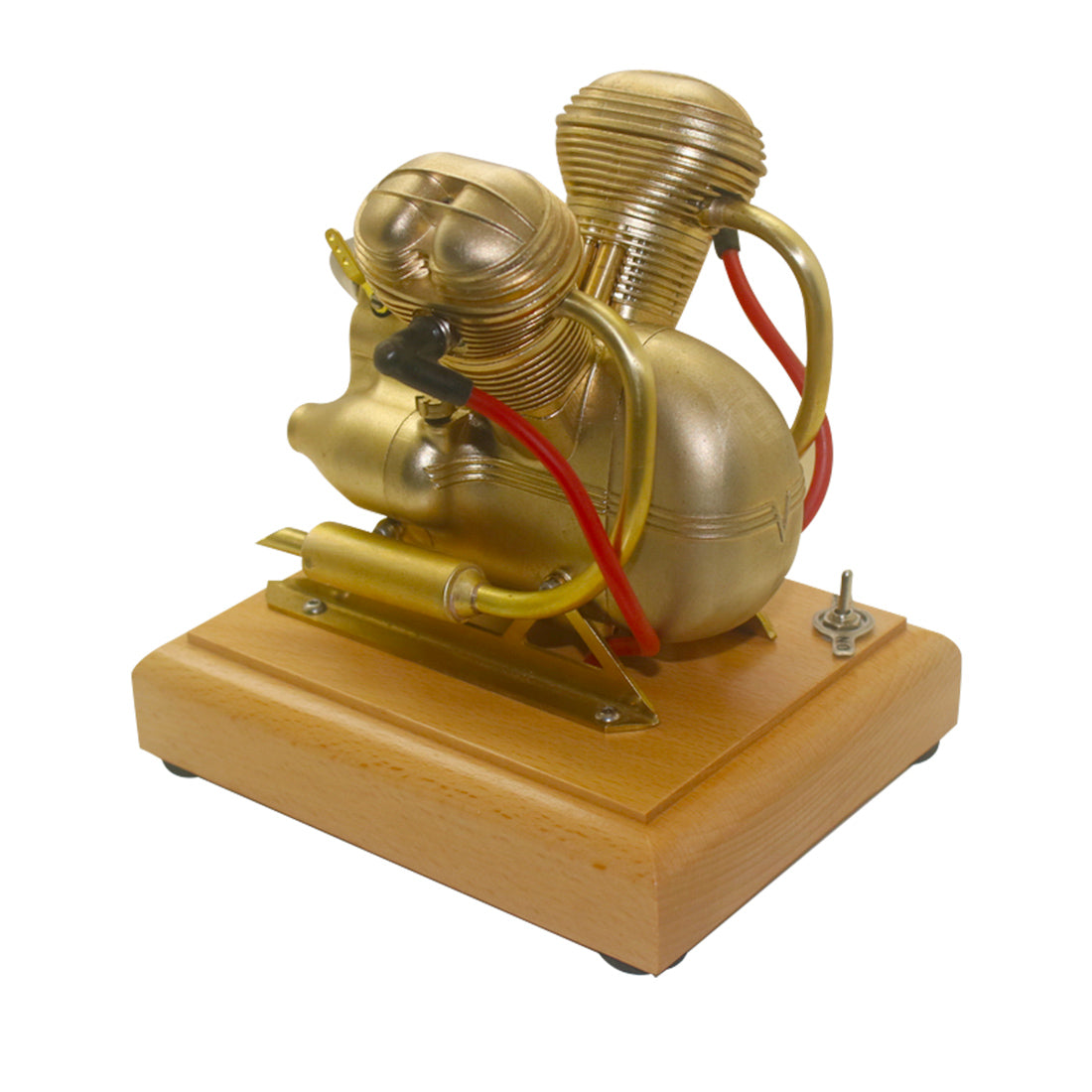 V35 3.2cc Mini OHV Horizontal V-Twin Four-stroke Gasoline Engine Internal Combustion Engine Motorcycle Engine Model