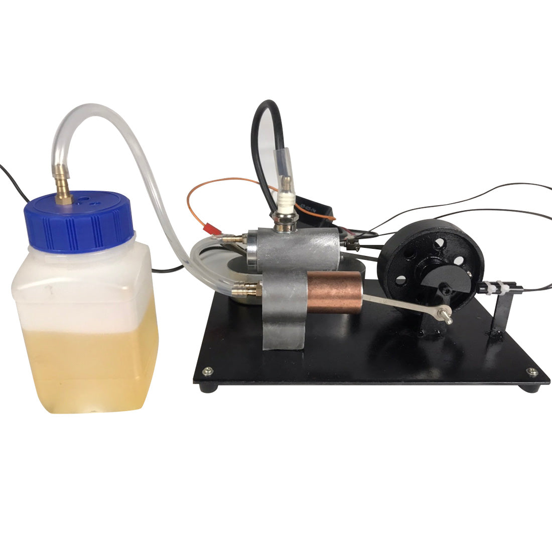 Mini Horizontal Single-cylinder Three-stroke Engine Gasoline/Kerosene/Methanol Internal Combustion Engine Model