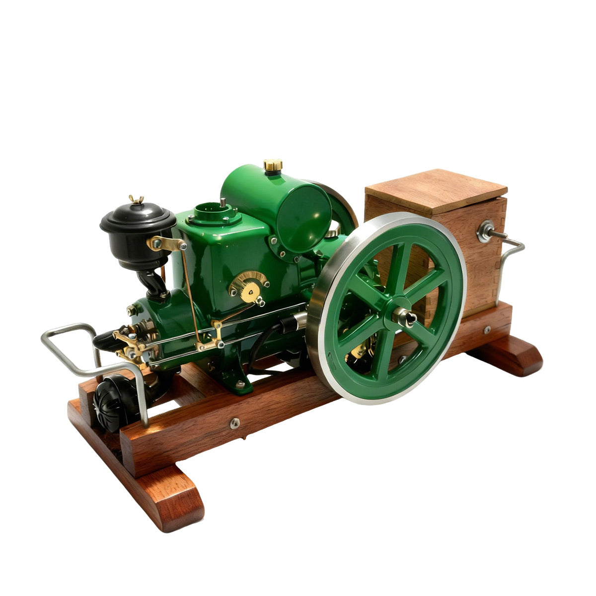 RETROL & OKMO 1110 Miniature 4-Stroke Water-Cooled Horizontal Gasoline Internal Combustion Engine Model