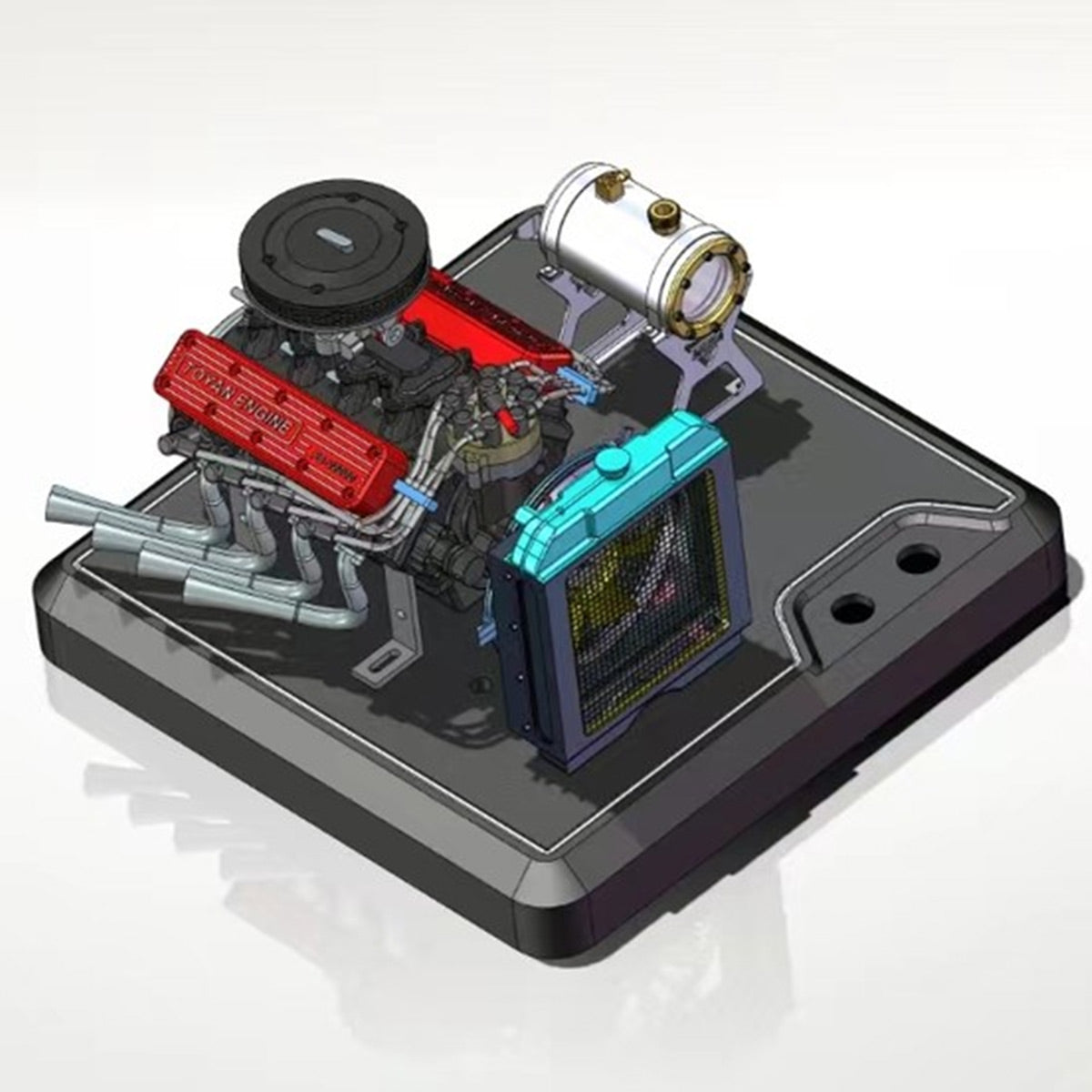 Upgraded Aluminum Engine Stand for TOYAN FS-V800WGPC Engine Model