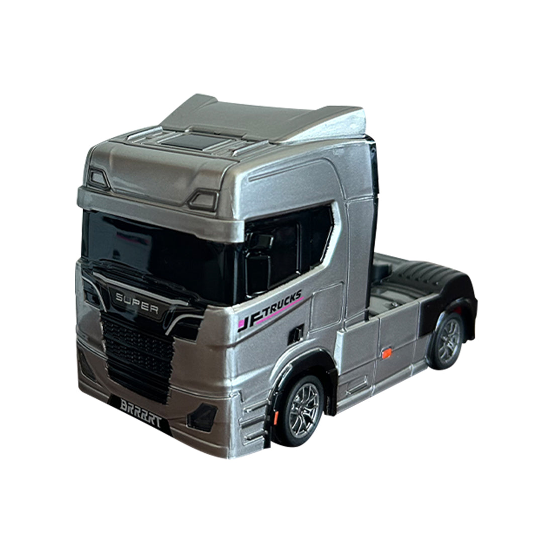1/43 Scale 2.4G Full Proportional RC Semi-Truck with Opening Doors