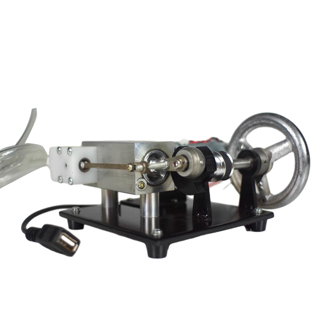 Mini Single Cylinder Horizontal Steam Engine Generator Model DIY Kit Set