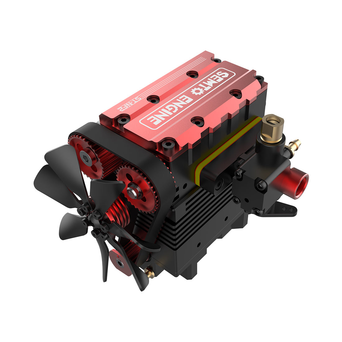 TOYAN Enjin 4-slag RC Enjin Modelstel - Bou Jou Eie Enjin - Model Enjin wat Werk