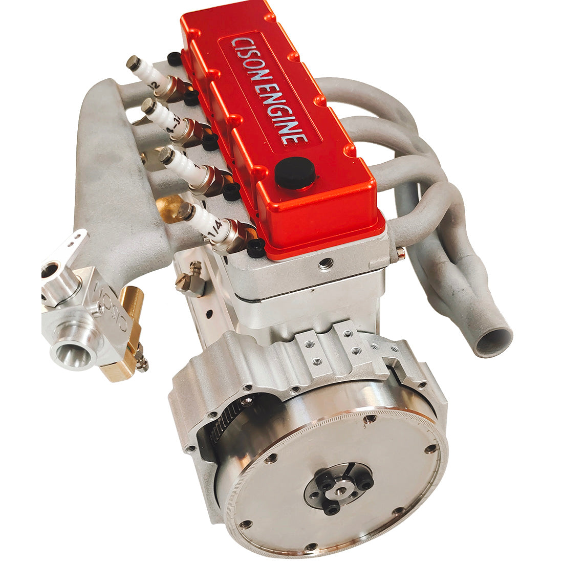 CISON L4-175 17.5cc Mini OHV Inlyn 4 Silinder 4 Slag Waterverkoelde L4 RC Petrol Enjin Model - Spoed Tot 8,000 rpm