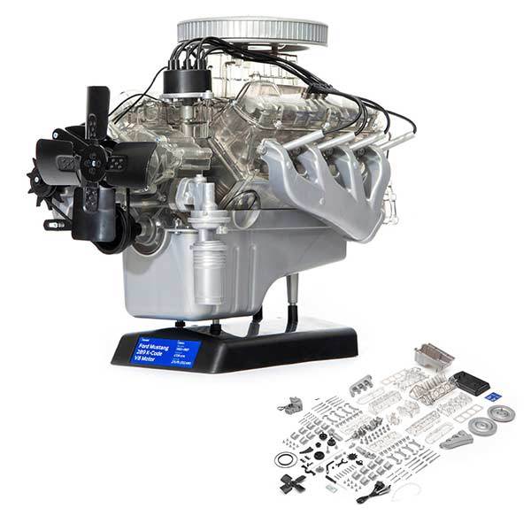 Ford Mustang V8-enjinmodelstel - Bou jou eie V8-enjin