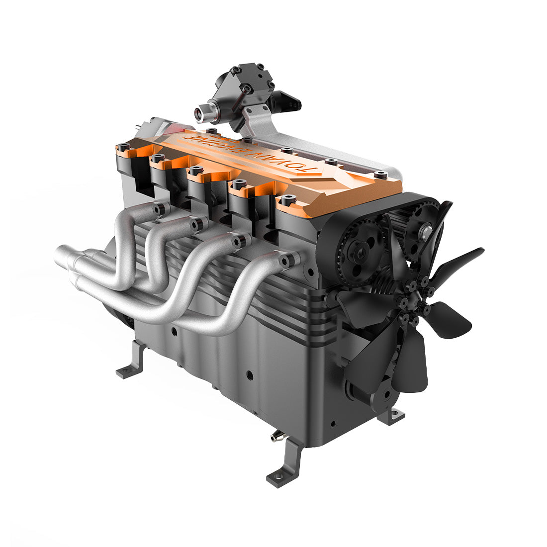 TOYAN-enjin FS-L400G L4 14cc Inlyn 4-silinder vierslag waterverkoelde petrolenjinmodel - Kitweergawe