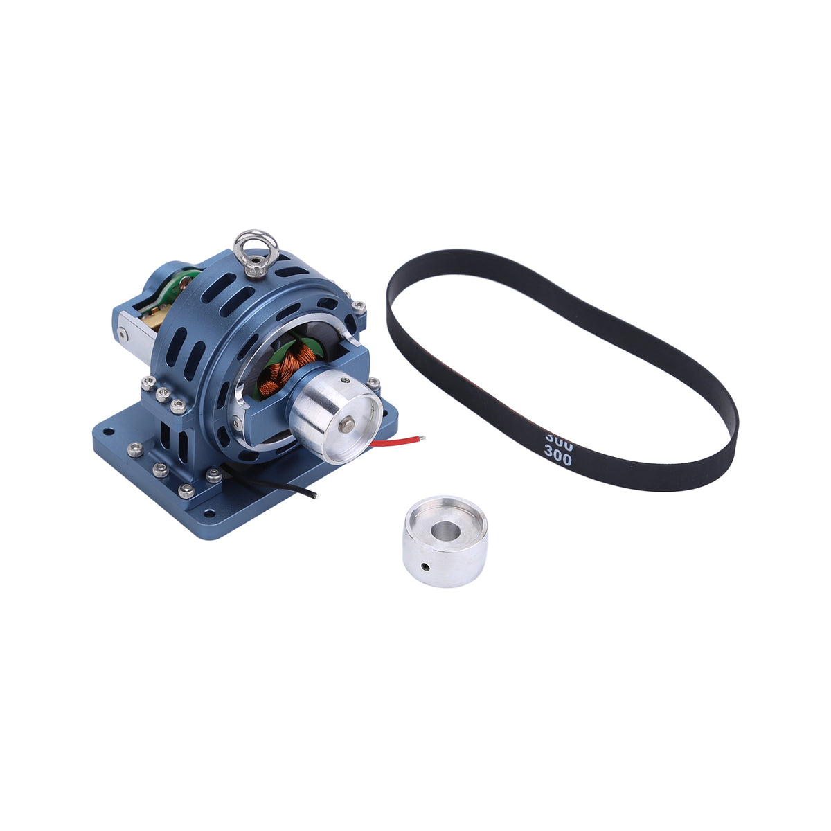 12V miniaturní vysoce magnetický stejnosměrný generátor, model pro modely motorů HOWIN/ENJOMOR/RETROL/SEMTO, DIY úprava (modrá)