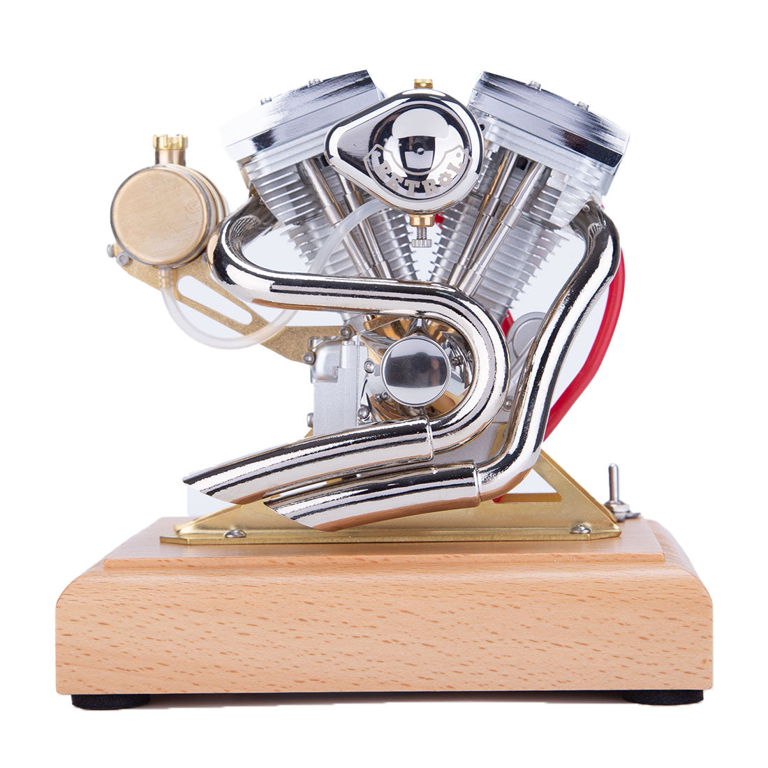 RETROL R34 OHV 4,2CC V-Twin төрт тактілі бензин қозғалтқышы шағын ретро мотоцикл іштен жанатын қозғалтқыш үлгісі