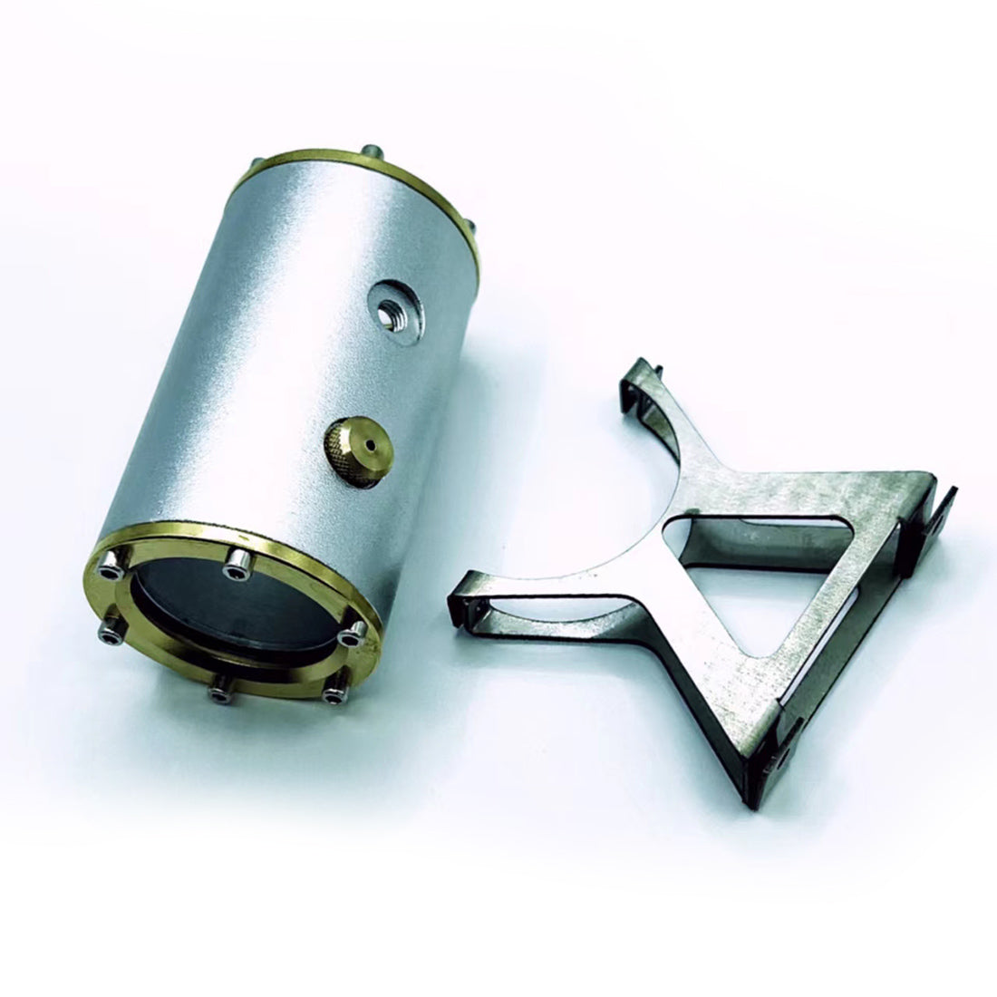 Oboustranná průhledná nádržka na chladicí kapalinu a sada držáků pro model motoru CISON