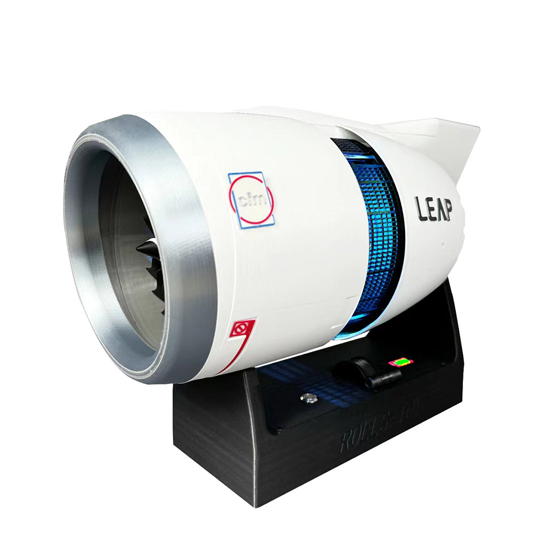 3D-gedrukte funksionele nacelle-stootomkeerder-turbowaaier-enjinmodel - bou jou eie turbowaaier-enjin wat werk