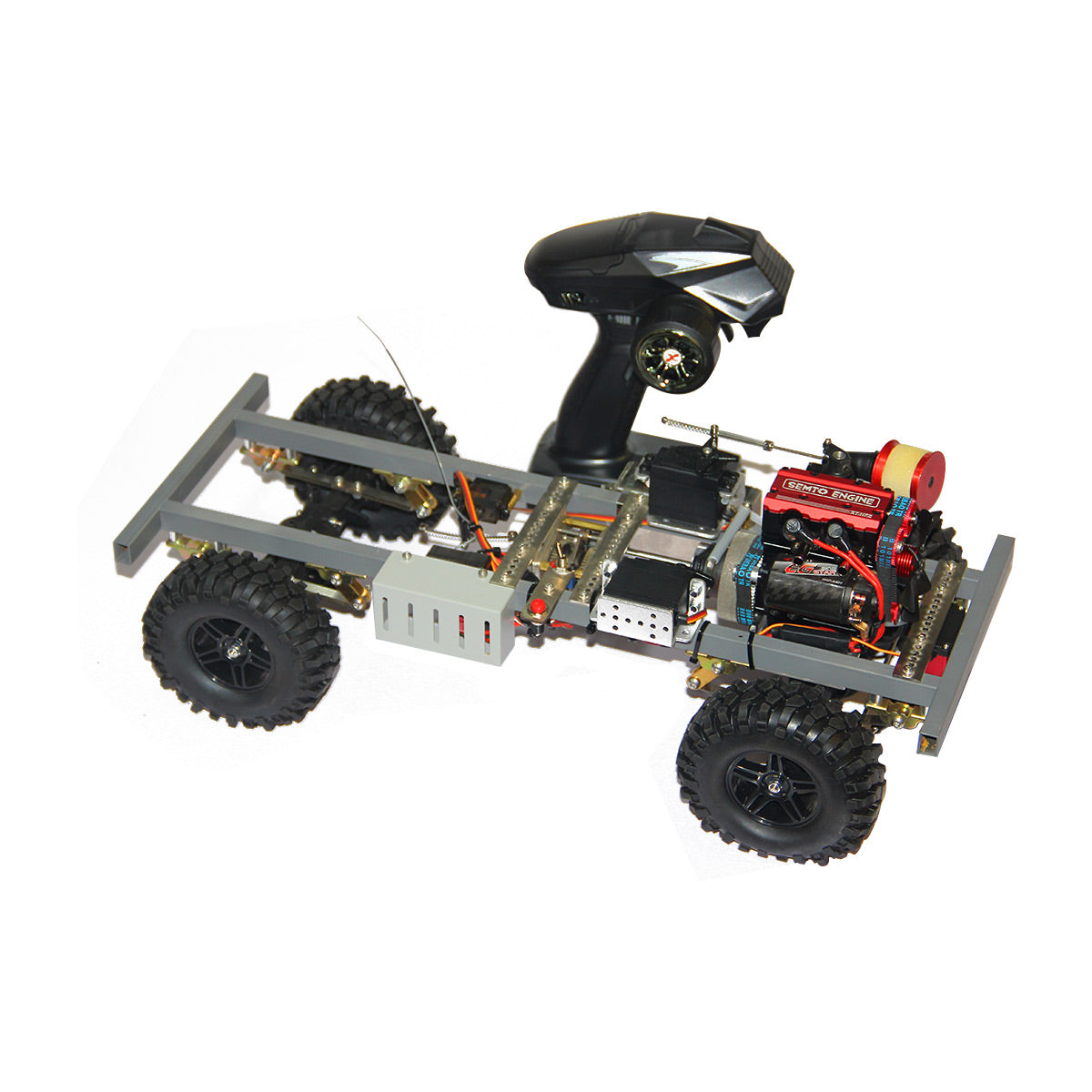 1/10 Skaal 2.4G 4CH Nitro 4WD Veldry Klim RC Motor met SEMTO ST-NF2 L2 Enjin