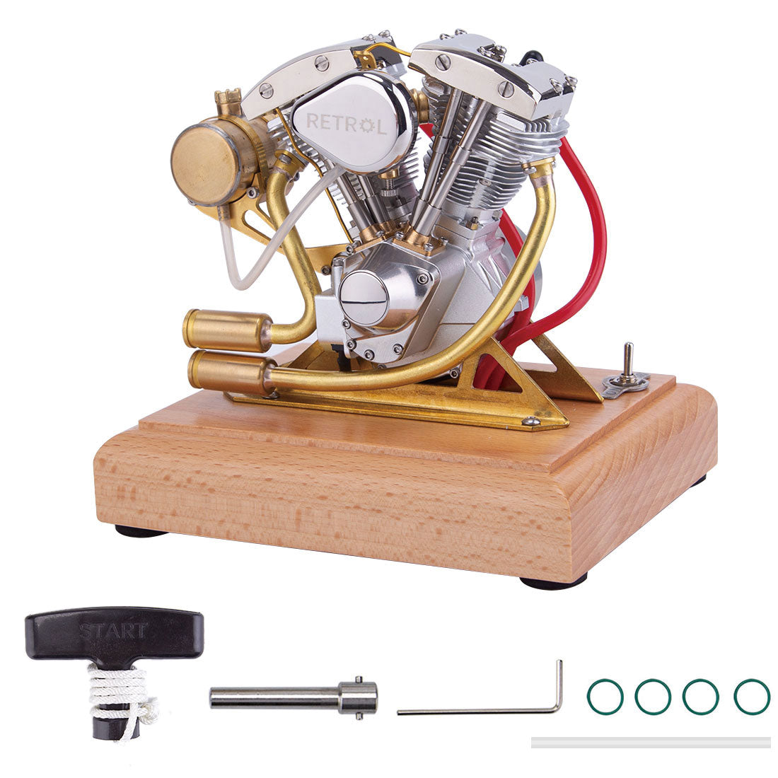 RETROL R31 4.2CC OHV V-Twin Cylinder Four-stroke Engine Gasoline Engine Motorcycle Engine Internal Combustion Engine Model