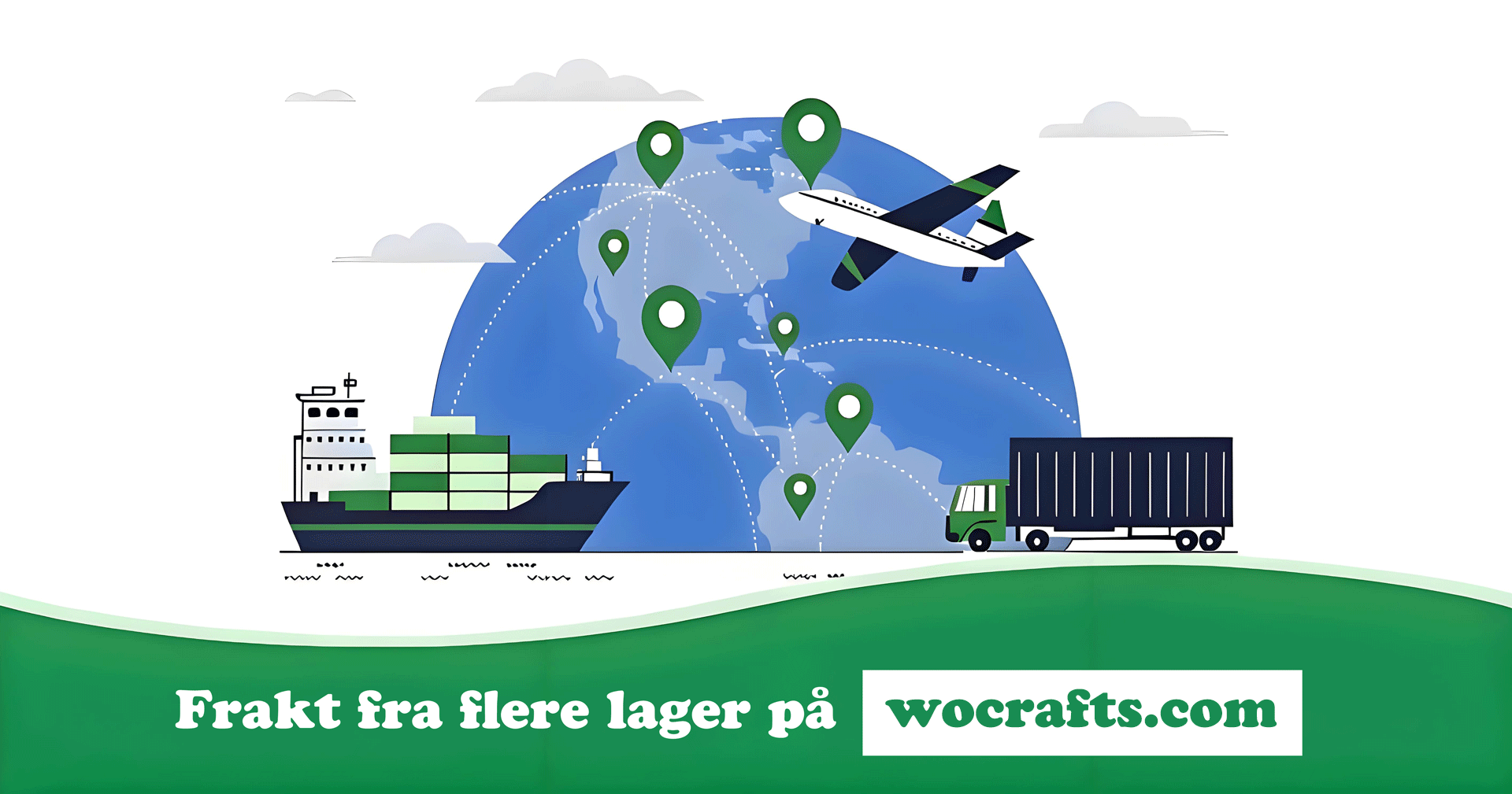 Flere lagerforsendelser. Ekte produktgaranti.